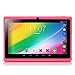 iRULU eXpro X1 7 Inch Quad Core Google Android Tablet PC, 1024x600 Resolution, Wi-Fi, Games, Dual Cameras, 8GB Nand Flash with keyboard (Pink Tablet)