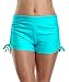 ALove Swim Shorts Womens Stretchy Sporty Bathing Suit Bottoms Side V Slit Boyshorts Swimsuit Board Shorts