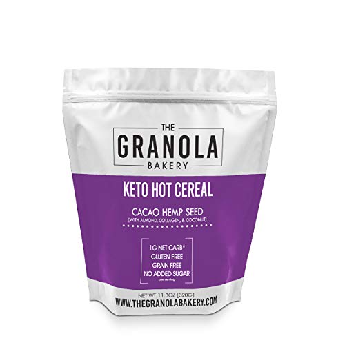 Granola Bakery - Chocolate Chia Keto Instant Hot Cereal - 11.3Oz Bag - 1g Net Carb - High Fiber Oatmeal Alternative, Gluten Free, Grain Free, Healthy Diabetic Friendly, Low Carb Breakfast - Thumbnail 7