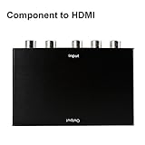 Component to HDMI,ZAMO 5RCA Component RGB YPbPr to HDMI Converter v1.3 HDCP Video Audio Converter Adapter for DVD, PSP, Xbox 360 to New HDTV or Monitor-1080P
