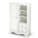 South Shore Savannah Armoire Pure White