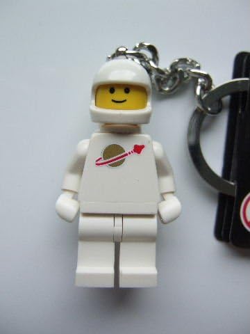 lego spaceman keyring