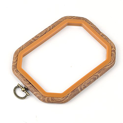 2PCS Rectangle Embroidery Hoop Cross Stitch Hoop Ring Embroidery Circle Sewing Kit Frame Craft Photo Frame