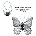 Liffy Metal Butterfly Wall Decor Outdoor Art Decorations Blue for Living Room Bedroom