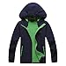 Jingle Bongala Boys' Girls' Rain Jackets Waterproof Raincoats