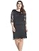 Chicwe Women's Plus Size Lined Lace Dress - Knee Length Work Casual Party Cocktail Dress