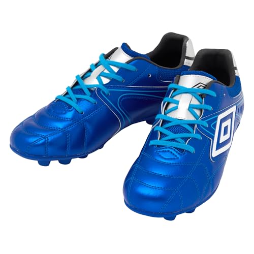 [Umbro] サッカー ジュニア スパイク アクセレイター RB JR WIDE HG GAINA ガイナ 衝撃吸収 ワイド 幅広 子供 キッズ ジュニア UF6SCSB5J_BLWH_23.0