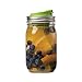Jarware Fruit Infusion Lid for Regular Mouth Mason Jars, Green