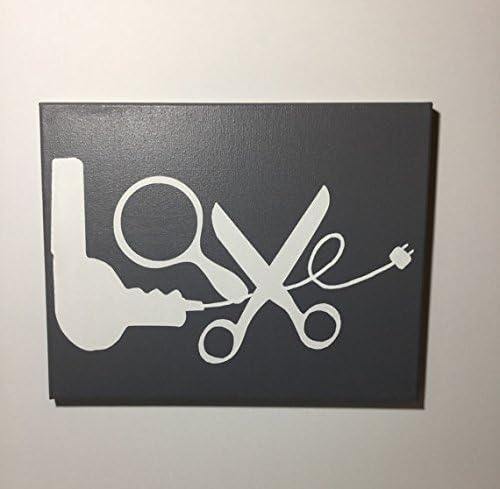 Painted canvas sign - LOVE