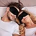 Sleep Mask 3D Contoured Eye Mask for Sleeping No Pressure On Eyes Super Soft Shading Blindfold Sleeping Mask Face Mask Eyeshade for Men Women Kids Great for Blocks Light Travel Night Sleeping Naps