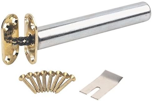 Smith &amp; Locke Concealed Door Closer Radius Polished Brass 95Â° 144.5mm by Smith and Locke