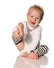 juDanzy Christmas and Halloween baby and toddler Leg Warmers for Girls and Boys (One Size, Black and white stripe)