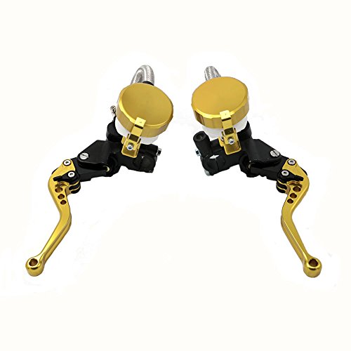 Motorcycle 7/8" Clutch Hydraulic Brake Levers Master Cylinder Oil Fluid Reservoir for Honda CB1000R 08-12 VFR750 91-97 VFR800 98-12 CBF1000 06-09 - Thumbnail 7