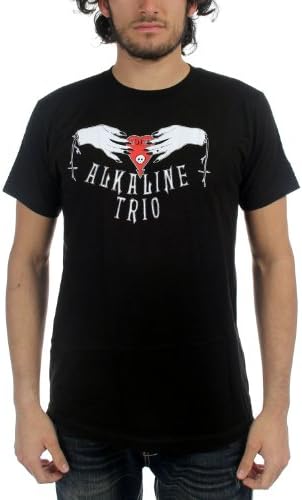 Alkaline Trio - Mens Ouija Hands T-Shirt, Size: Large, Color: Black