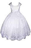 AMJ Dresses Inc Big Girls' Flower Girl Communion Dress