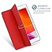ProCase for iPad 9th/ 8th/ 7th Generation Case 10.2 Inch (2021/2020/2019 Release), 10.2 iPad Case 9th/ 8th/ 7th Gen Cover, Slim Smart Cover with Translucent Hard Shell Back -Red