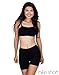 Emprella Slip Shorts | 3-Pack Black Bike Shorts | Cotton Spandex Stretch Boyshorts for Yoga