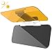 JSword Car Sun Visor Extender, Day and Night Vision Anti-Glare Driving Car Visor, 2 in 1 Sun Blocker for Eye Protector, Universal Automobile Anti-Dazzle Sunshade Windshield Extension