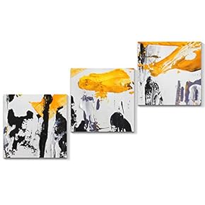 Abstract Color Home Artwork for Living Room Bedroom x3 Panels