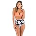 Mlide Traje De Baño De Cintura Alta para Mujer Push-Up Traje De Baño De Bikini De 2 Piezas Conjunto De Bikini De Playa Pinkthumb 1
