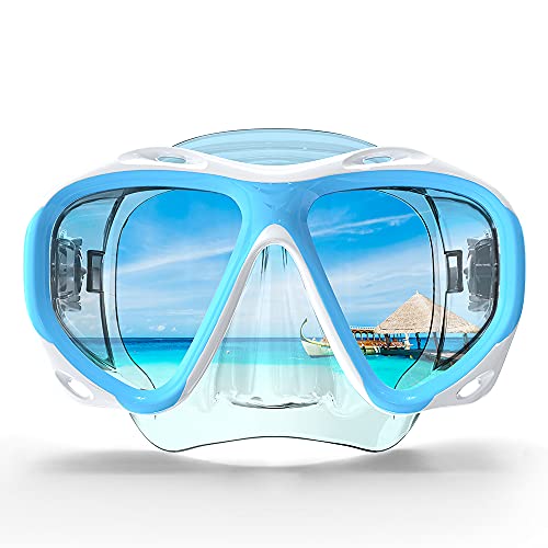 COPOZZ Scuba Mask, No Fogging Snorkeling Scuba Dive Glasses, Great Seal