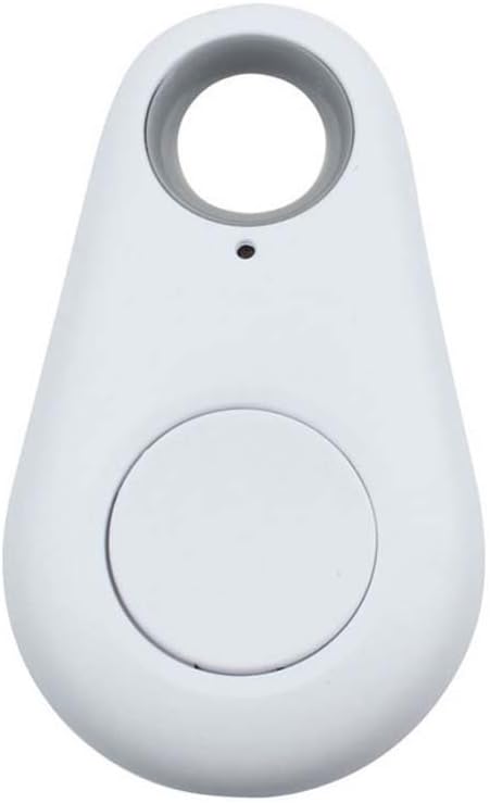 Mini Wireless Phone Bluetooth 4.0 Tracker Alarm iTag Key Finder Voice Recording for Anti-lost Selfie Shutter For ios Android Smartphone For Children Key Wallet Car Locating Pet (White2)