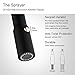 AguaStella AS81MB Matte Black Kitchen Sink Faucet with Pull Down Sprayer Single Handle High Arc