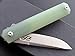 Eafengrow EF64 D2 Steel Blade G10 Handle Knife for Outdoor Camping Hiking EDC Tool(Jade)
