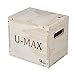 U-MAX Wood Plyo Box for Crossfit Jump Training and Conditioning Plyometric Box 16/14/12