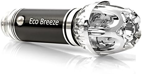 Car Air Purifier, Ionizer, Air cleaner, Ionic air purifier, Car Air Freshener and Odor Eliminator | Removers Cigarettes Smoke, Bad Smell and Odors, Kill Harmful Viruses & Bacteria (Black)