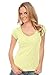 Kavio Junior Seashell Stitch V Neck Cap Sleeve Top