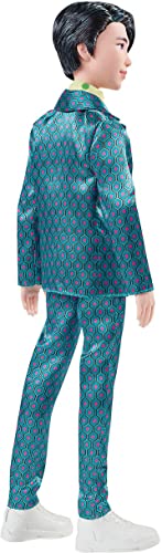 Mattel BTS 11-in RM Fashion Doll, Based on Bangtan Boys Global Boy Band, Highly Articulated Figure, Toy for Boys and Girls Age 6 and Up.