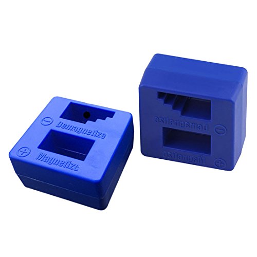 Set Bit - Mini Quick Magnetic Pick Up Magnetizer Demagnetizer Screwdriver Bench Tips Bits Gadget Handy - Bits Magnet Vise Heater Tool Puzzl Case Bench Screw Magnetic Torx Screwdriver Fridg