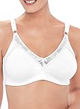 AmeriMark Women's Seamless Cotton Bra 46B / White