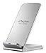 Fast Wireless Charger, ELEPHAS Qi Quick Charging Stand for Samsung Galaxy S8 Plus S7 S7 Edge S6 Edge Plus Note 5 Nexus 4 5 Nokia Lumia 920 HTC, Silver