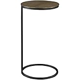 Uttermost Brunei - Accent Table-24 Inches Tall and 12.5 Inches Wide-Aged Black/Antique Gold Finish