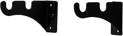 Amazon Com Iron Double Triple Curtain Rod Curtain Rod Brackets