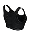 Leonisa Women's Posture Corrector Wireless Back Support Bra, Black, 34B