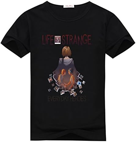 Women's Printed Life Is Strange Geek Poster T Shirts By Juancarly S Black