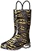 Western Chief Kids Waterproof D.C. Comics Character Rain Boots with Easy on Handles, Light-Up Batman, 13 M US Little Kid