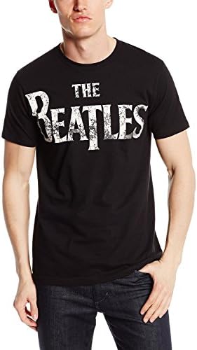 Yatyler The Beatles T Shirt O-Neck for Mens Black L