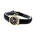 Casio Women's LTP1094Q-1A Black Leather Quartz Watch with Black Dial