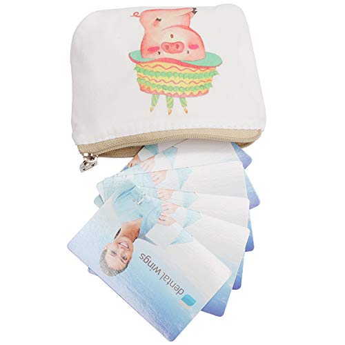 Women and Girls Cute Fashion Coin Purse Wallet Bag Change Pouch Key Holder (Small Pink Pig) - Thumbnail 3
