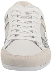 Lacoste Men's Chaymon Sneaker, White/Grey, 13