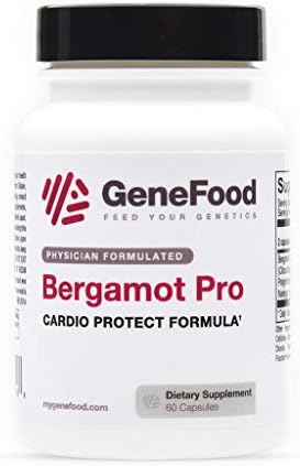 Bergamot Pro Cardio Protect Formula by Gene Food | Citrus Bergamot Supports Healthy Cholesterol and LDL Levels
