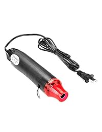 Pistola de calor para electrodomésticos, pistola de aire caliente para manualidades, 110 V, 300 W, herramienta de calor en relieve, 1 año de garantía