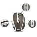EagleTec MR5M2509 2.4GHz Wireless Optical Mouse, Switchable DPI 1000/1500/2000,5 Buttons, 2 Programming Keys with Nano USB Receiver (Gold Color) (2509-CG)