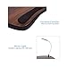 Sofia Sam Oversized Wood Top Memory Foam Lap Desk with Detachable USB Light and Tablet Slot (Black) Supports Laptops Up to 20 Inchesthumb 3