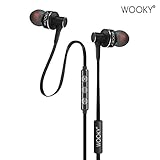 Wooky Bass-10 In-Ear Earphone with Mic (Carbon Black)