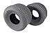 Antego Set of Two 20x10.00-8 4 Ply Turf Tires for Lawn & Garden Mower 20x10-8
